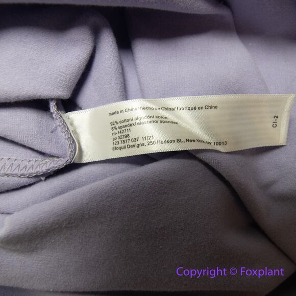 New! ELOQUII Women's Plus Size Cross Front Flutter Sleeve Dress purple, 26 - Picture 8 of 12